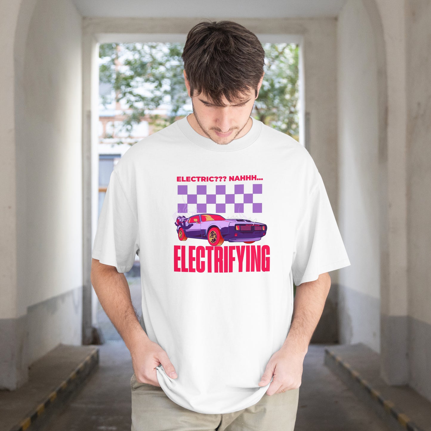 Electrifying | Men Terry Oversized Tee