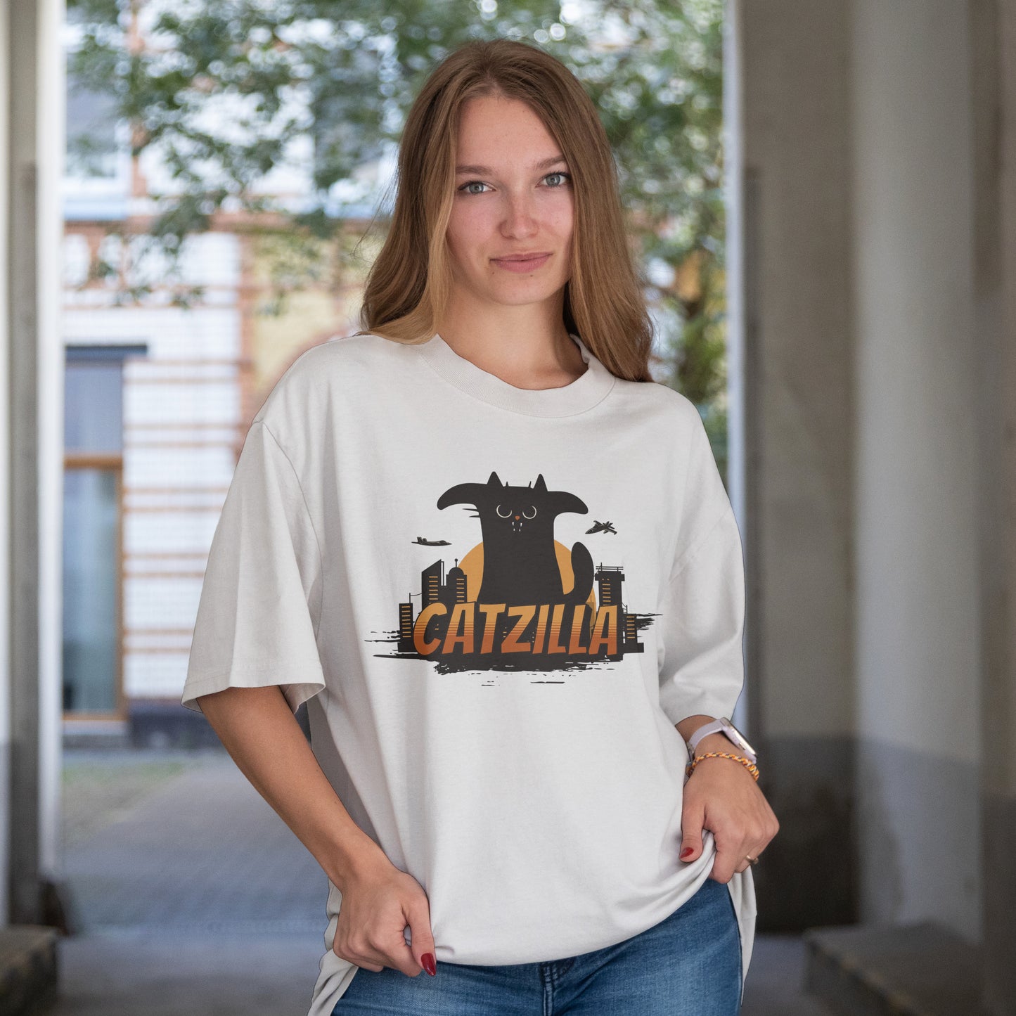 Catzilla | Women Oversized Standard T-Shirt