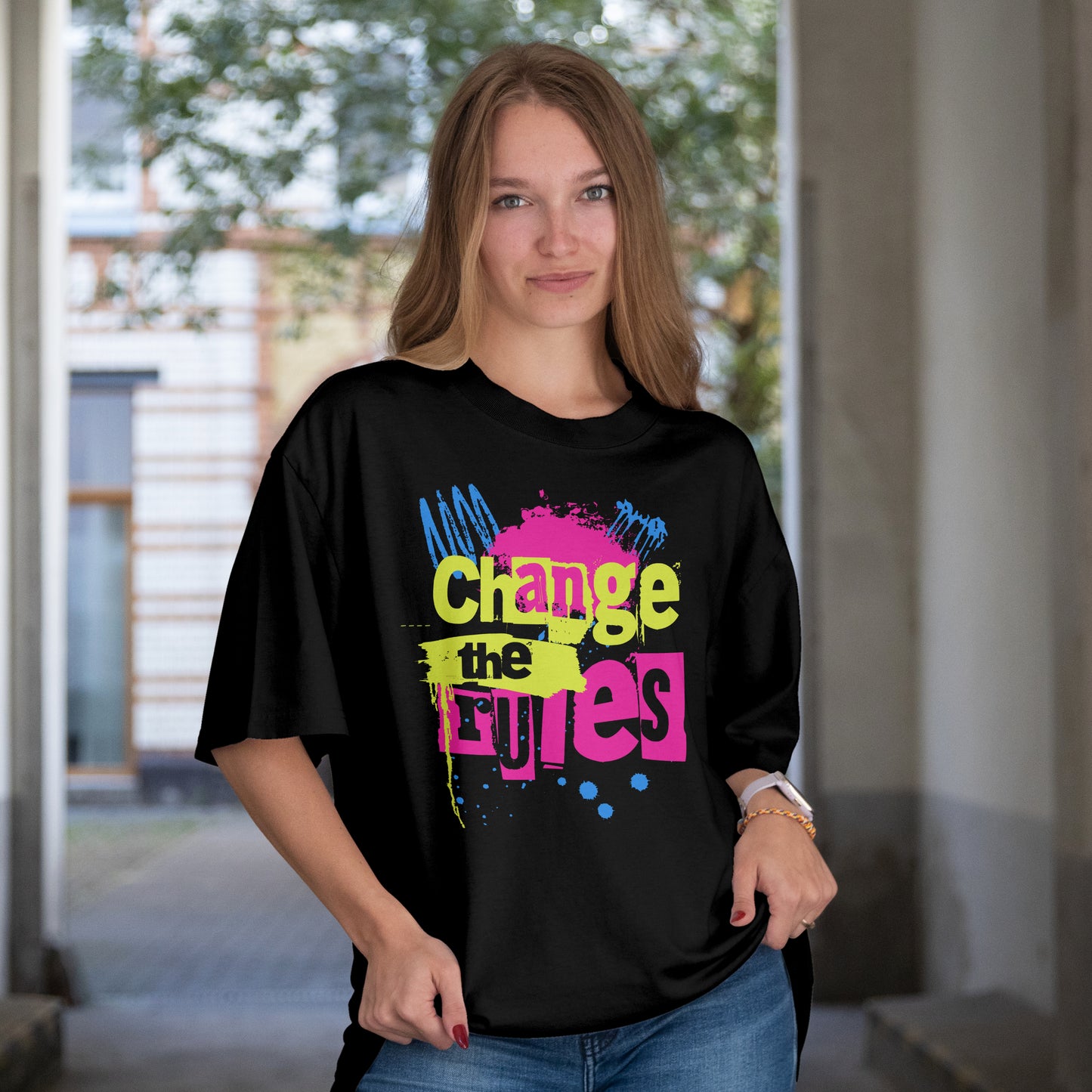 Change Rules | Women Oversized Standard T-Shirt