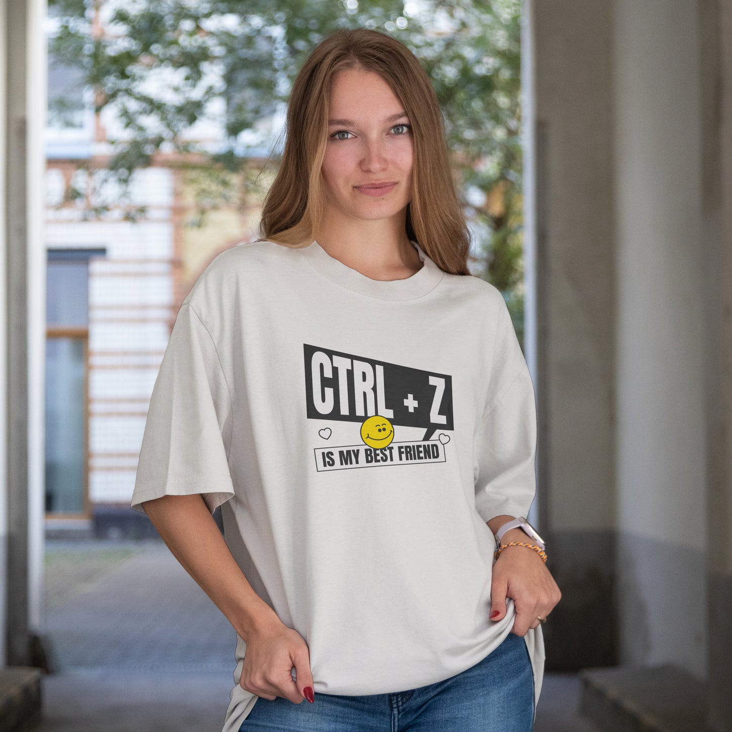 Ctrl + Z | Women Oversized Standard T-Shirt