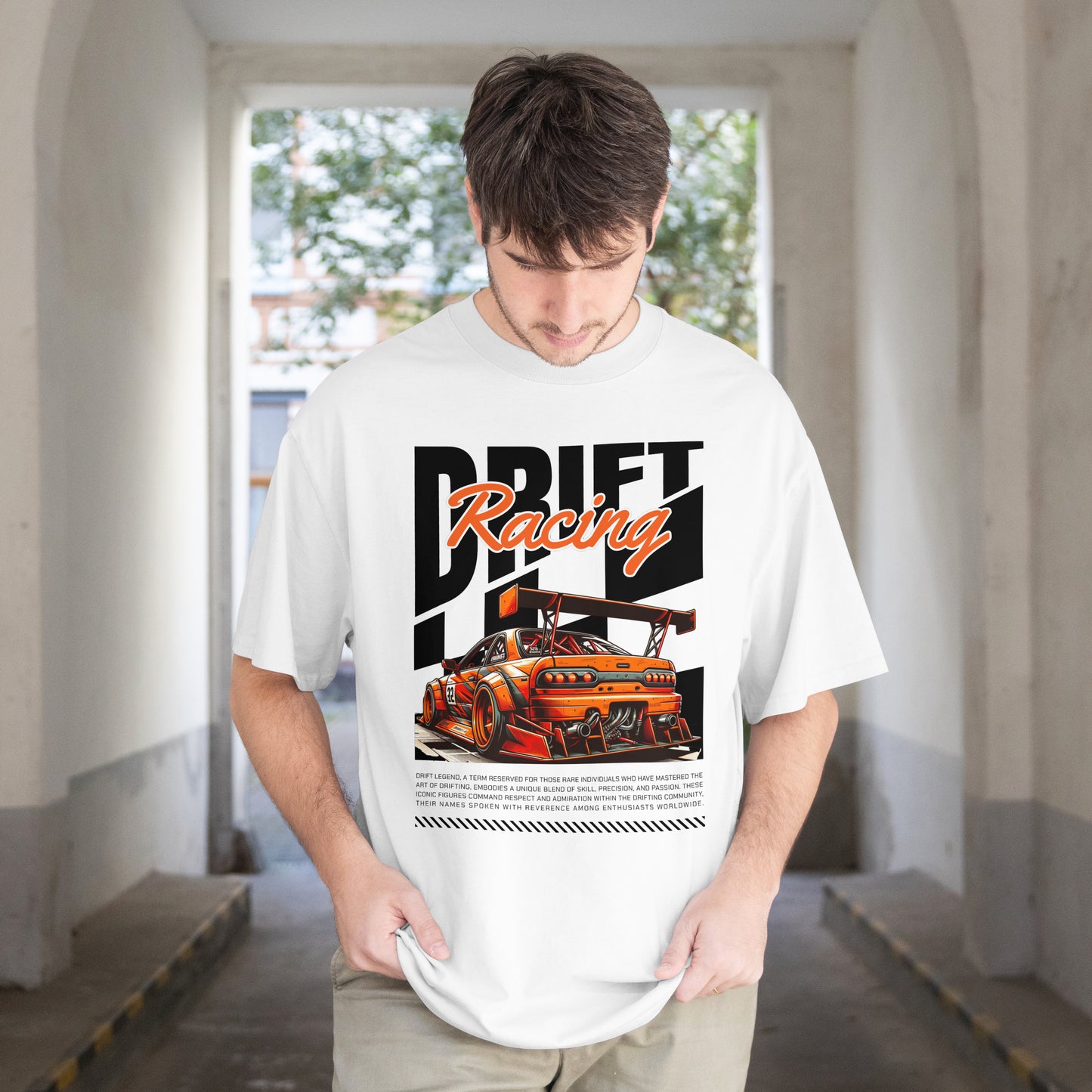 Drift Racing | Men Oversized Classic T-Shirt