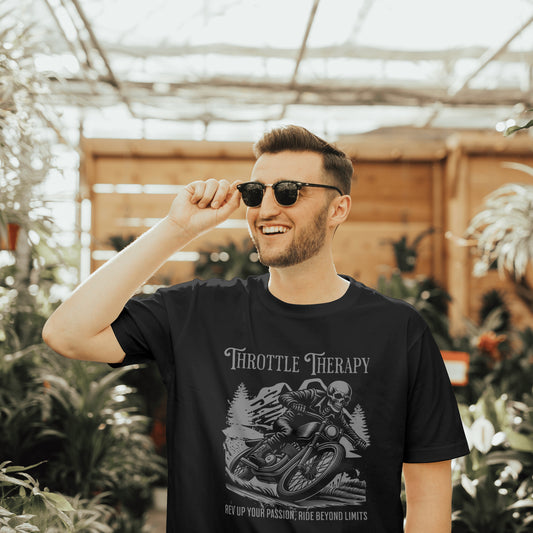 Throttle Therapy | Men Terry Oversized Tee