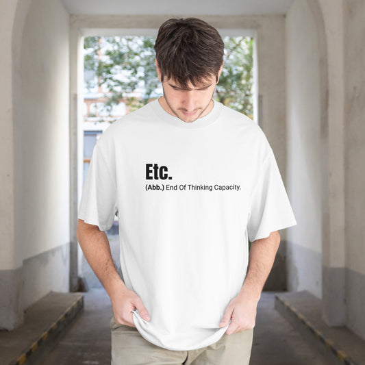 ETC | Men Oversized Classic T-Shirt