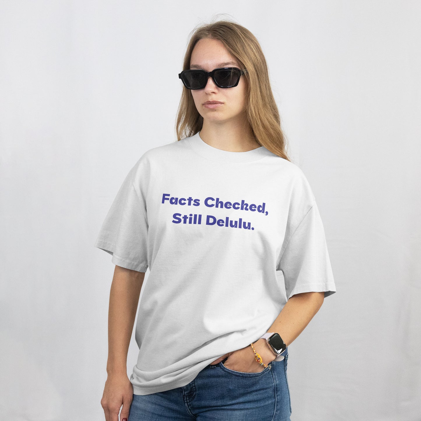Still Delulu | Women Oversized Standard T-Shirt
