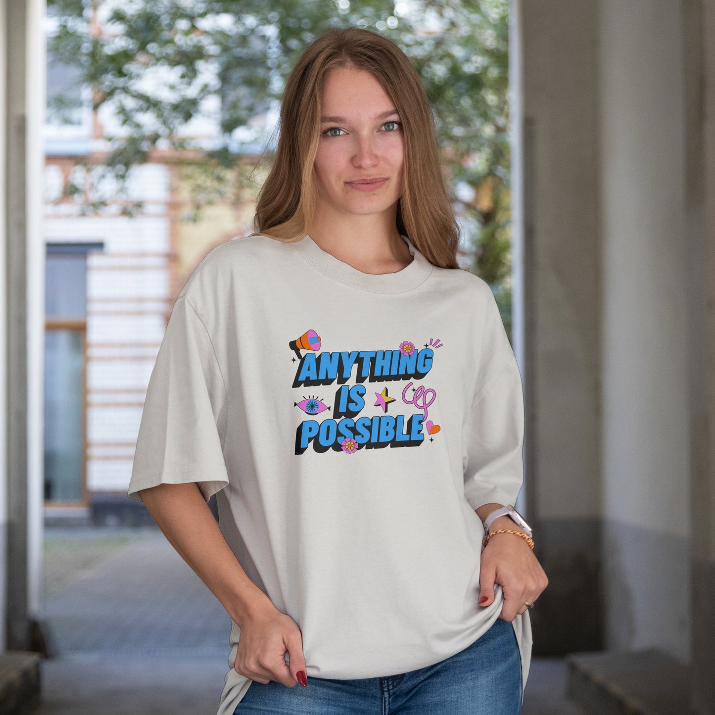 Anything Is Possible | Women Oversized Standard T-Shirt