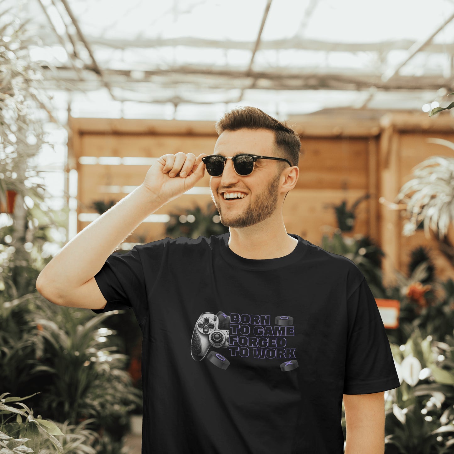 Born To Game | Men Oversized Classic T-Shirt