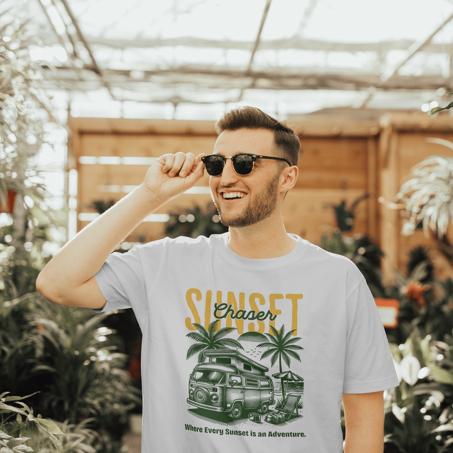 Sunset Chaser | Men Terry Oversized Tee