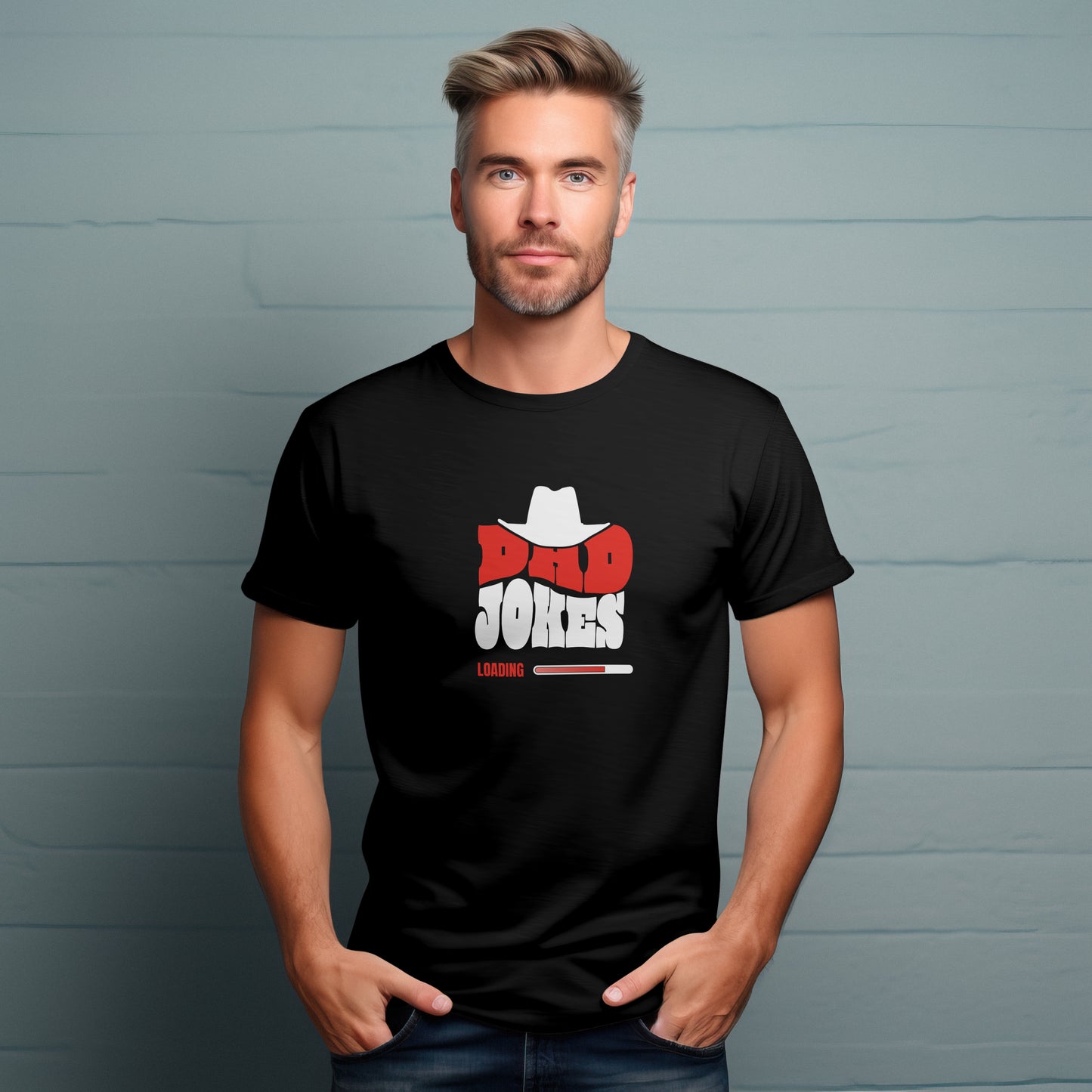 Dad Jokes Loading | Men Classic Crew T-Shirt
