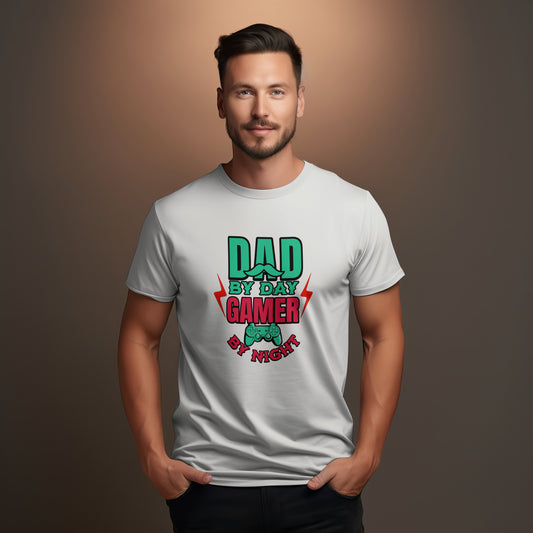 Gamer By Night | Men Classic Crew T-Shirt