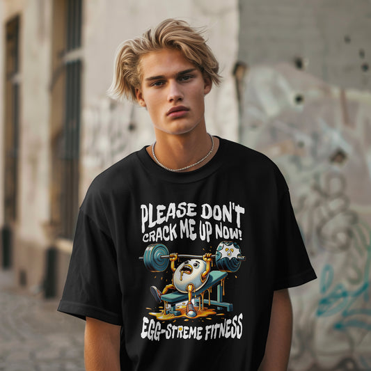 Egg-streme Fitness | Men Oversized Classic T-Shirt