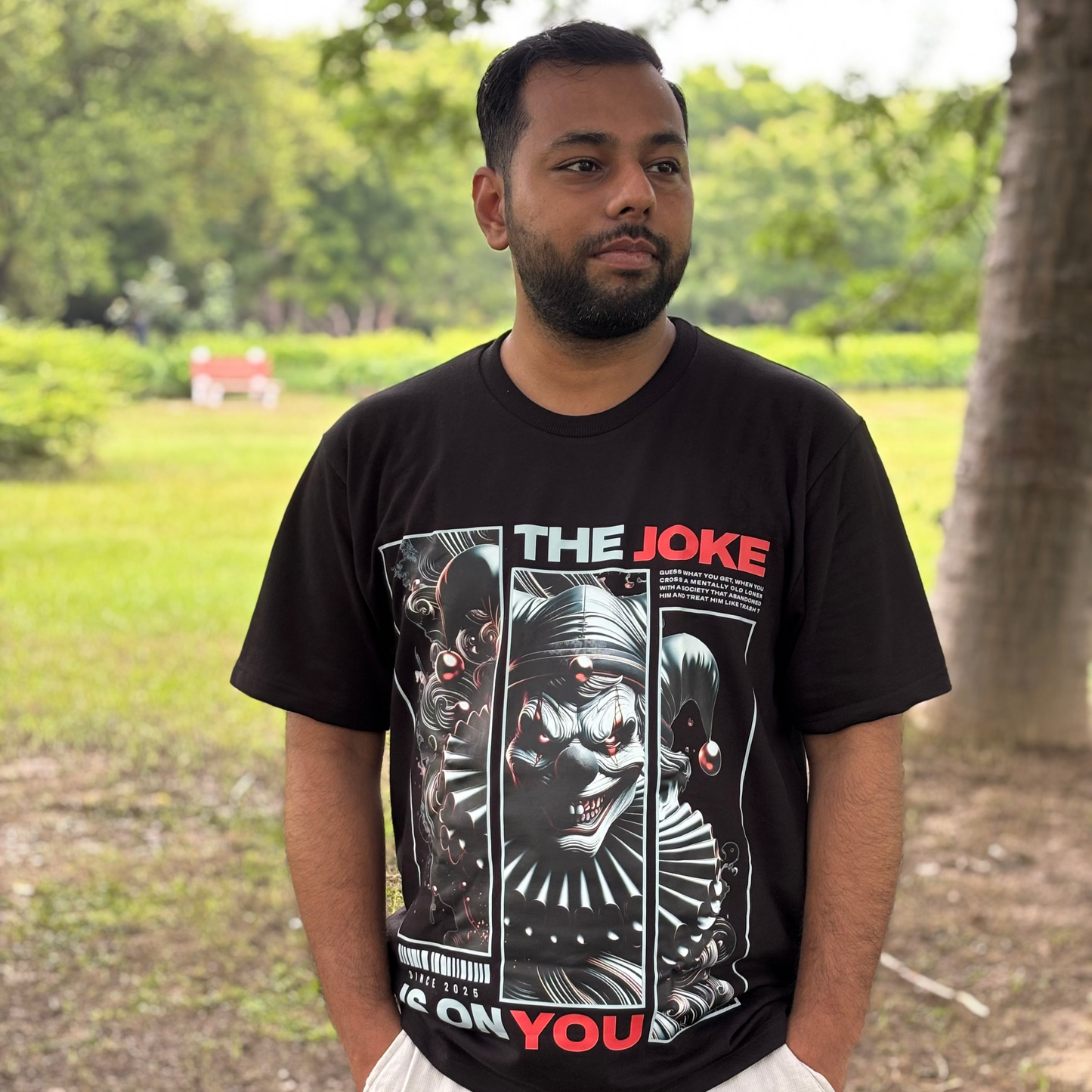 The Joke Is On You | Men Terry Oversized Tee