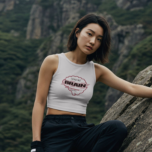 Loading Brain | Women Crop Tank