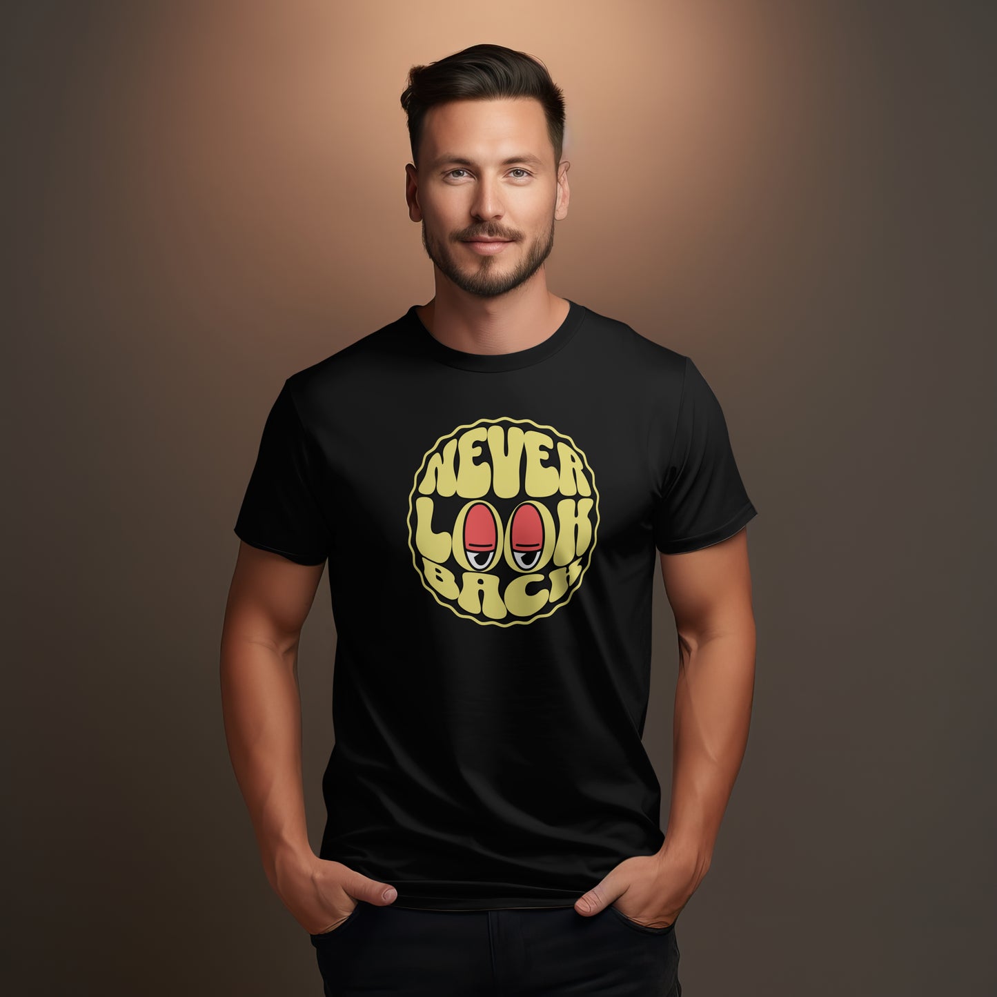 Never Look Back | Men Classic Crew T-Shirt
