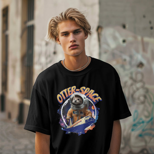 Otter Space | Men Oversized Classic T-Shirt