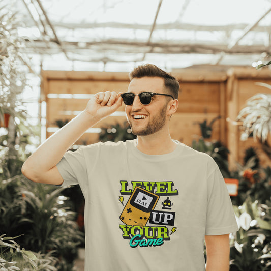 Level Up Your Game | Men Oversized Classic T-Shirt