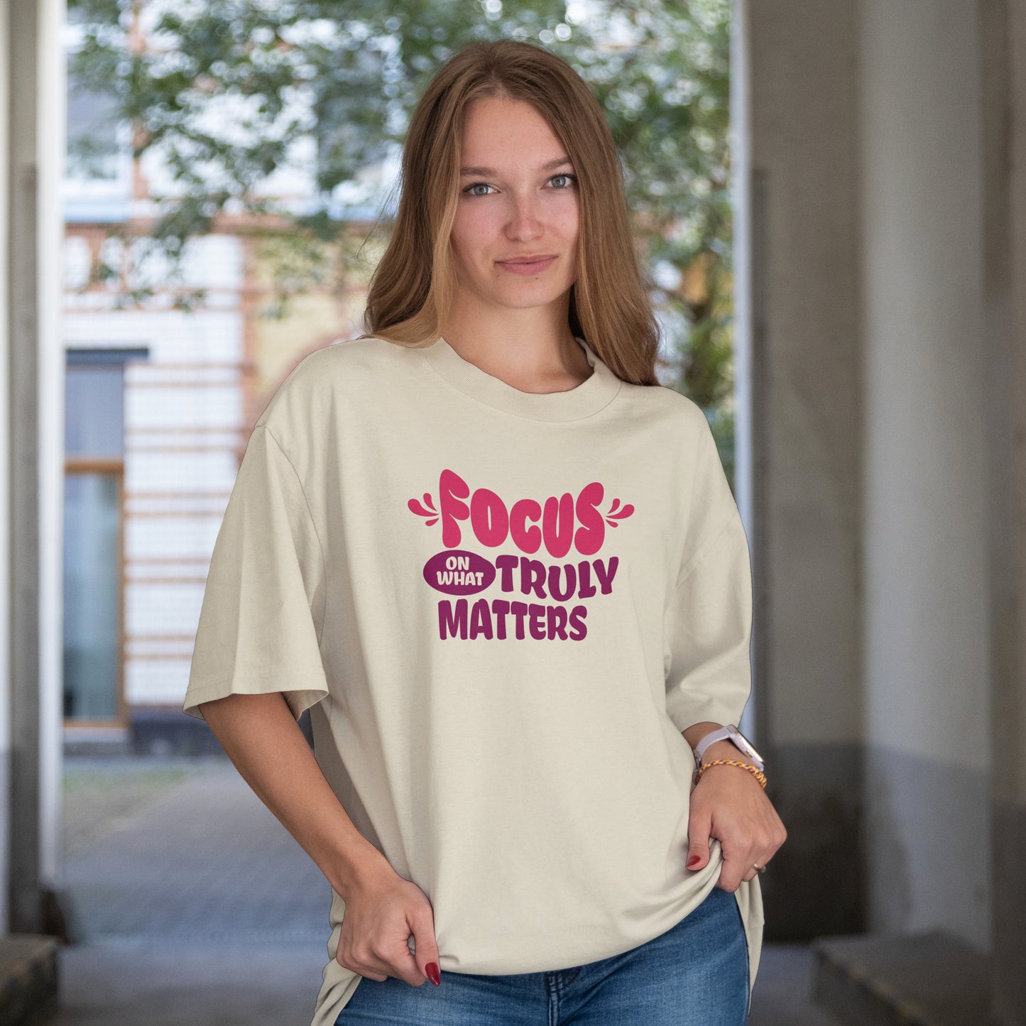 Focus | Women Oversized Standard T-Shirt