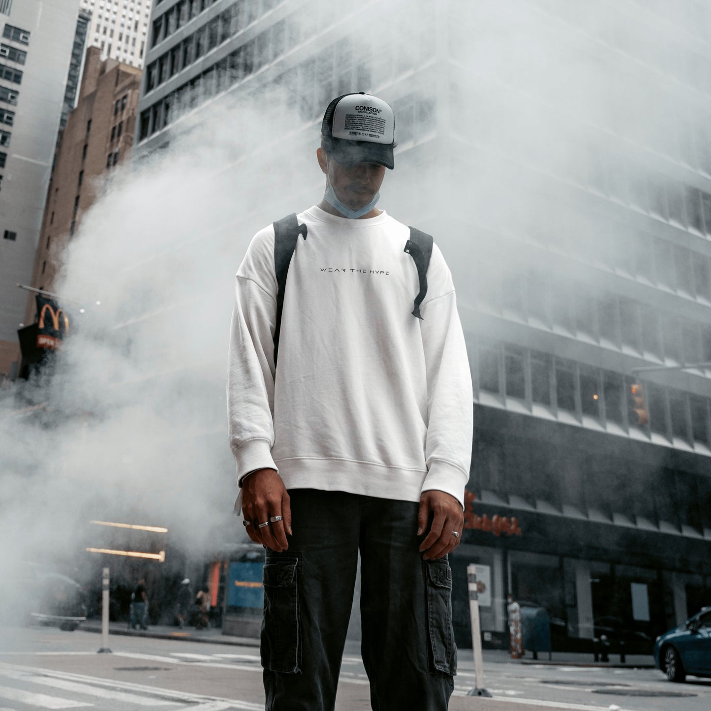 Wear The Hype | Men Oversized Sweatshirt