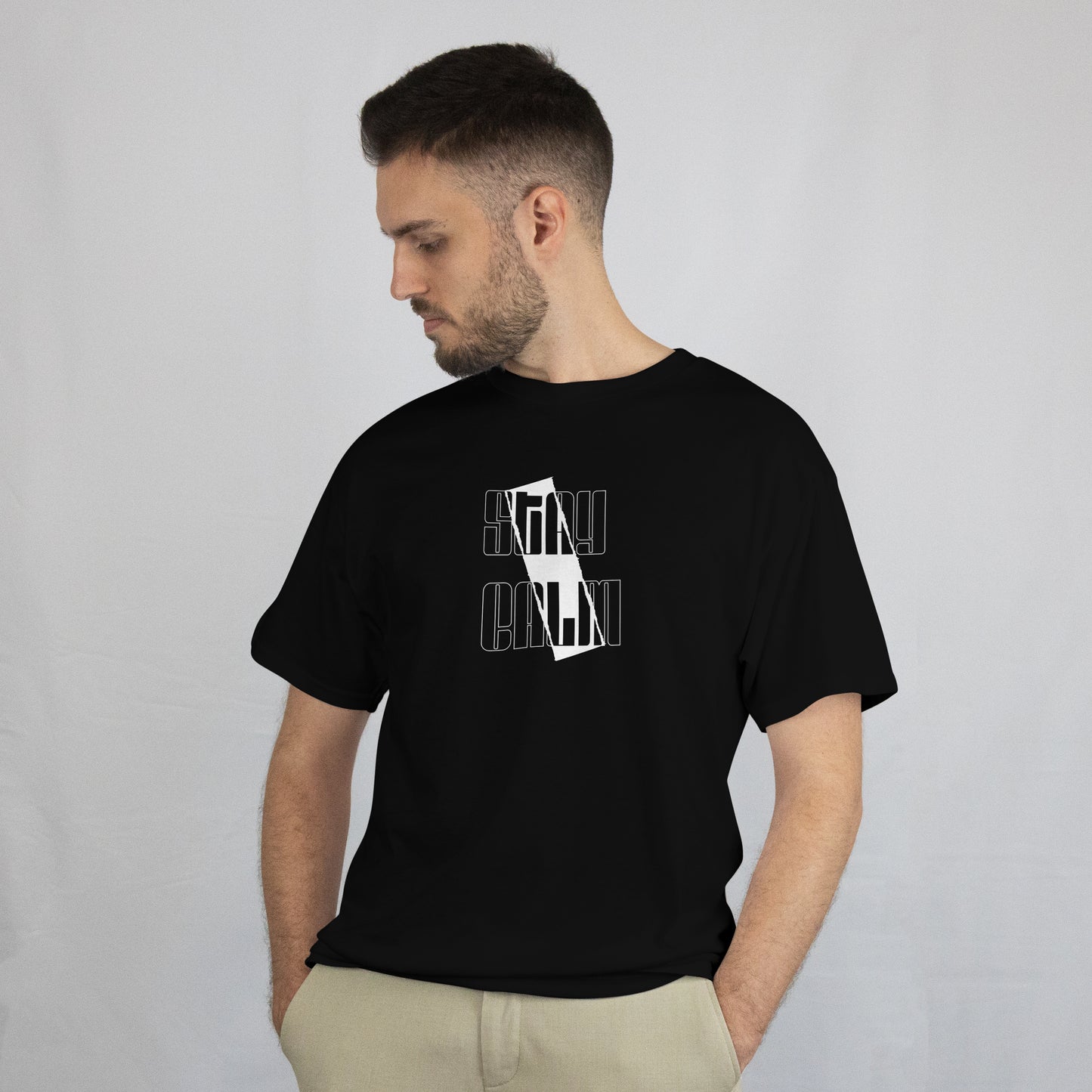 Stay Calm | Men Classic Crew T-Shirt