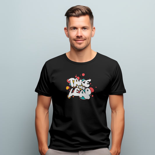 Take The Leap | Men Poly Cotton Basic T-Shirt