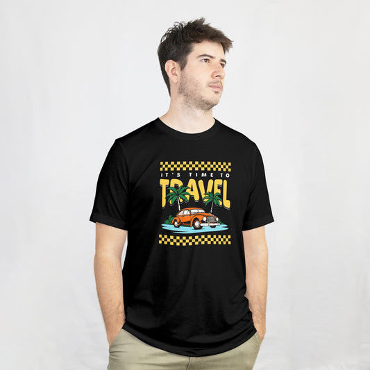 It's Time to Travel | Men Classic Crew T-Shirt