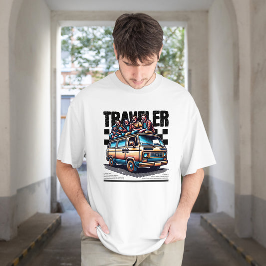 Traveller | Men Oversized Classic T-Shirt
