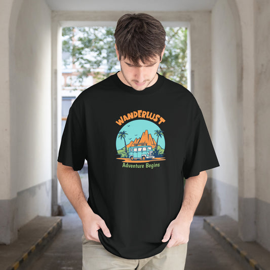 Wanderlust | Men Terry Oversized Tee
