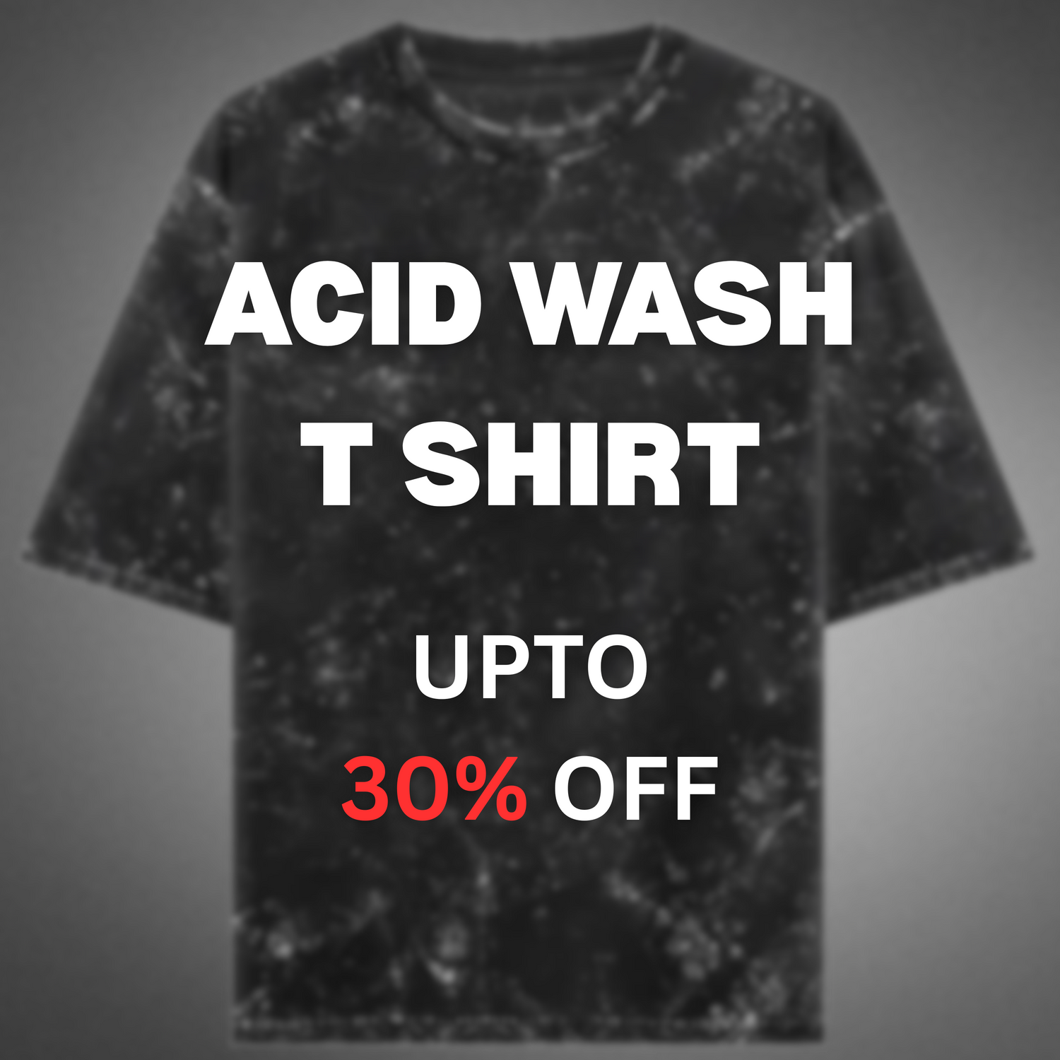 Men's Acid Wash Tee