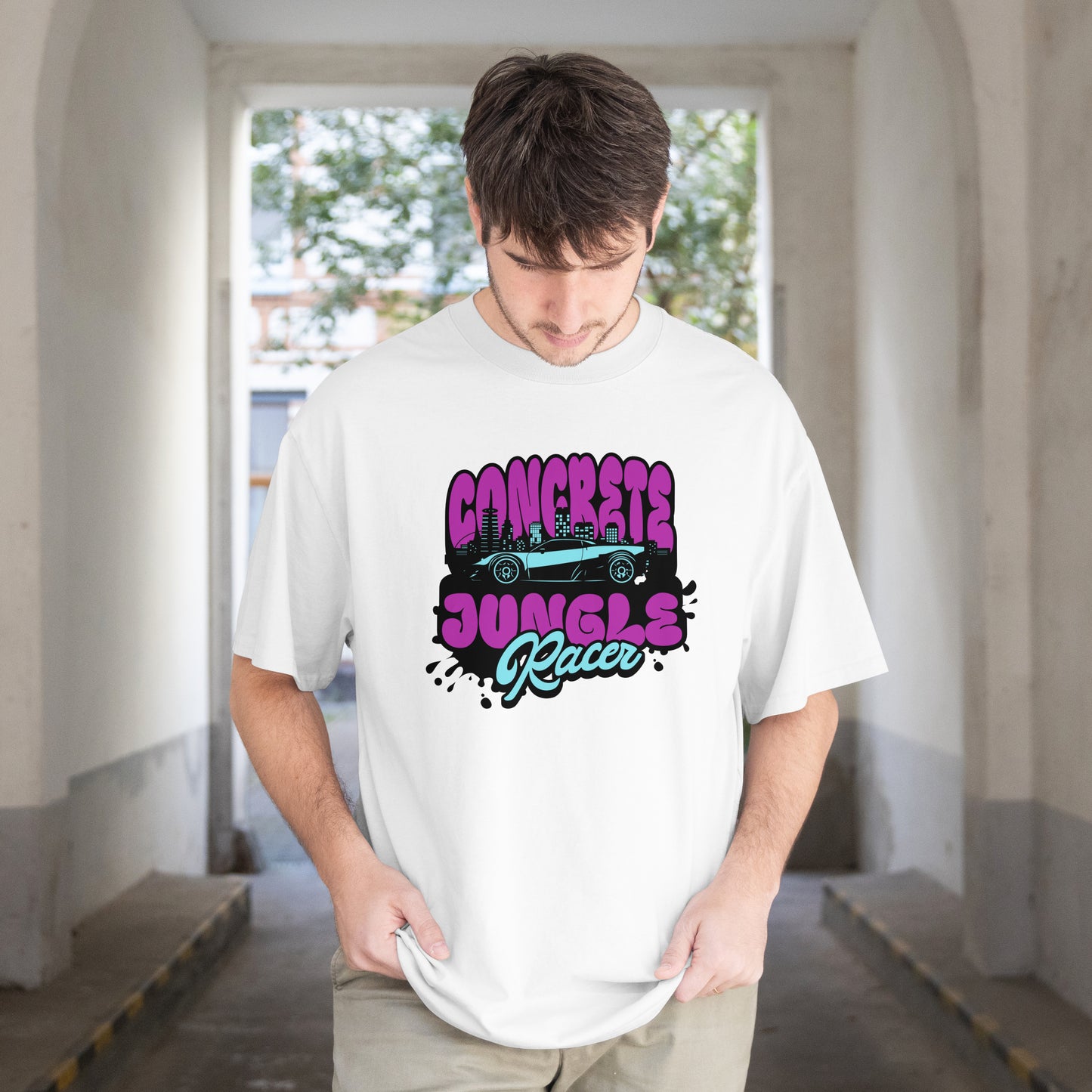 Concrete Jungle | Men Terry Oversized Tee