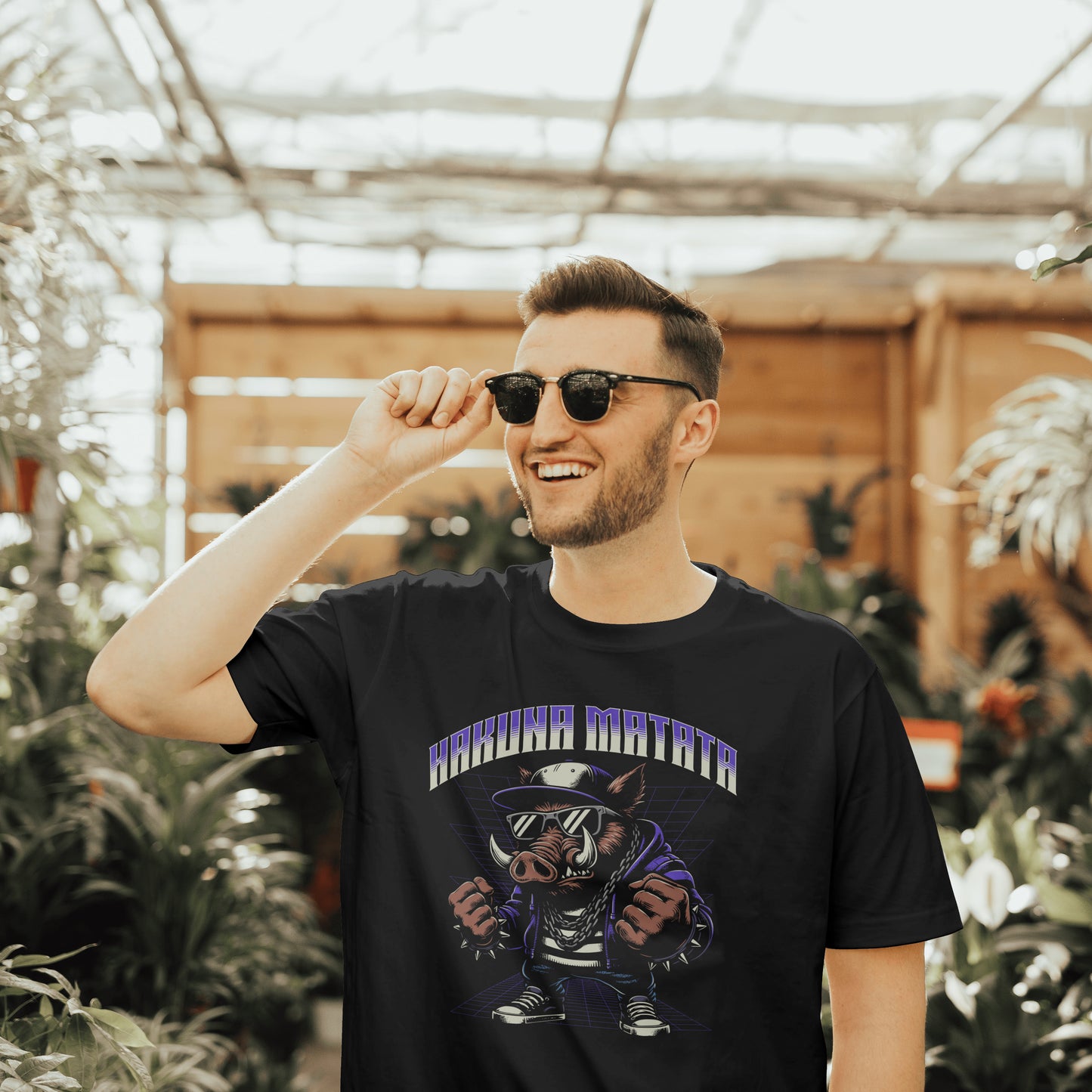 Hakuna Matata | Men Terry Oversized Tee