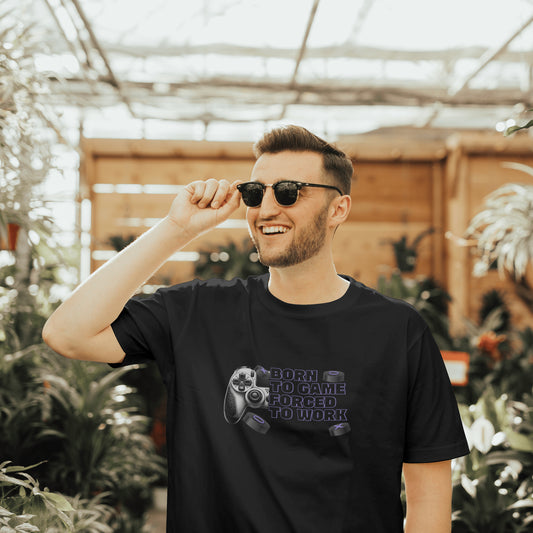 Born To Game | Men Oversized Classic T-Shirt