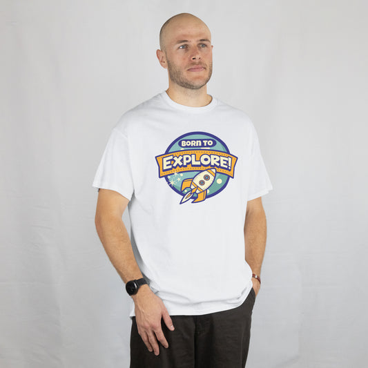 Born To Explore | Men Oversized Classic T-Shirt