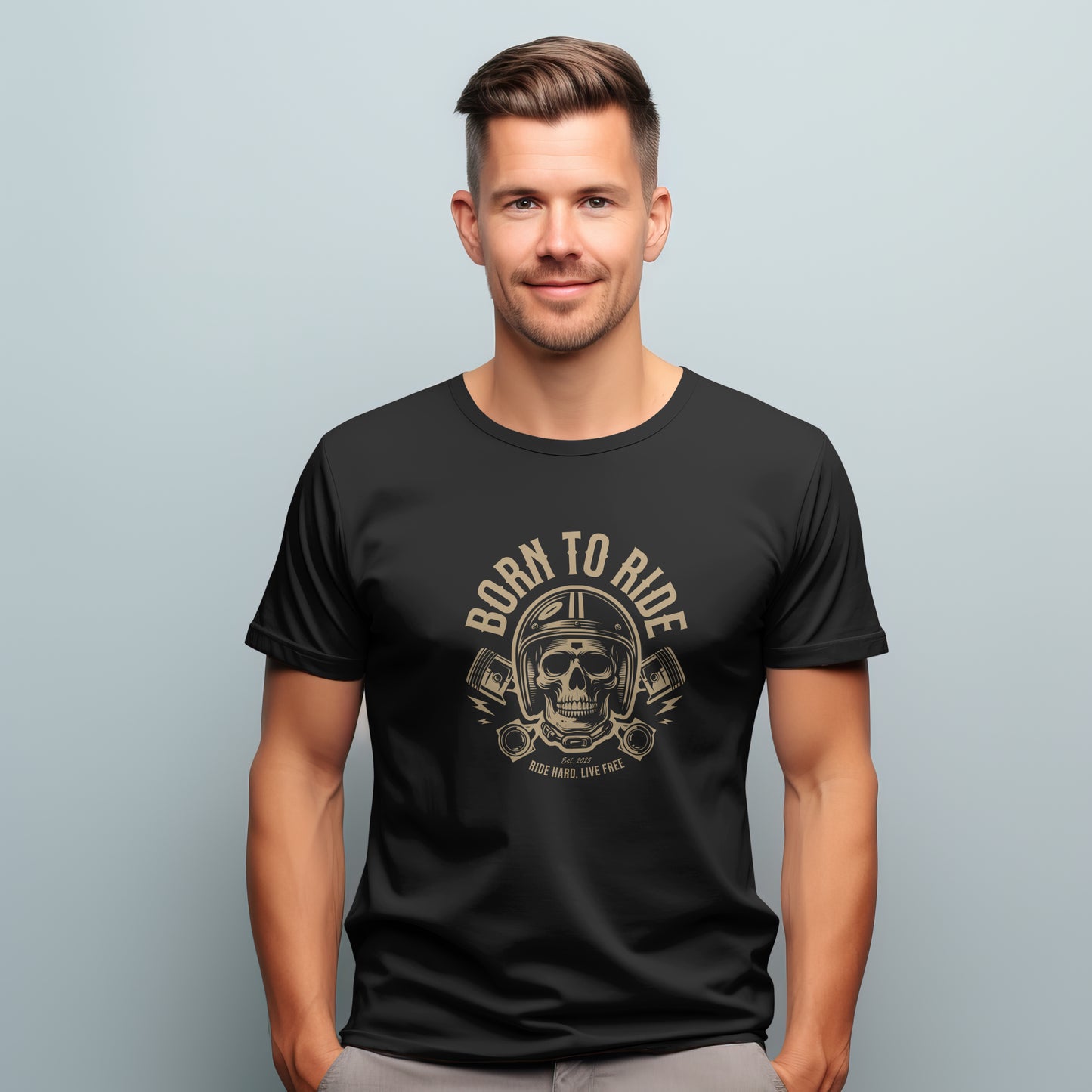 Born To Ride | Men Classic Crew T-Shirt