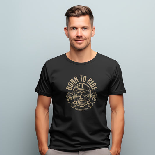 Born To Ride | Men Classic Crew T-Shirt