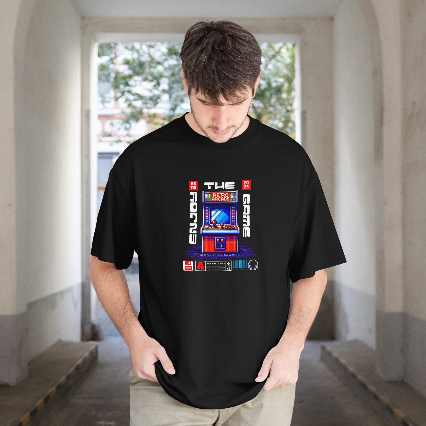 Enjoy The Game | Men Oversized Classic T-Shirt
