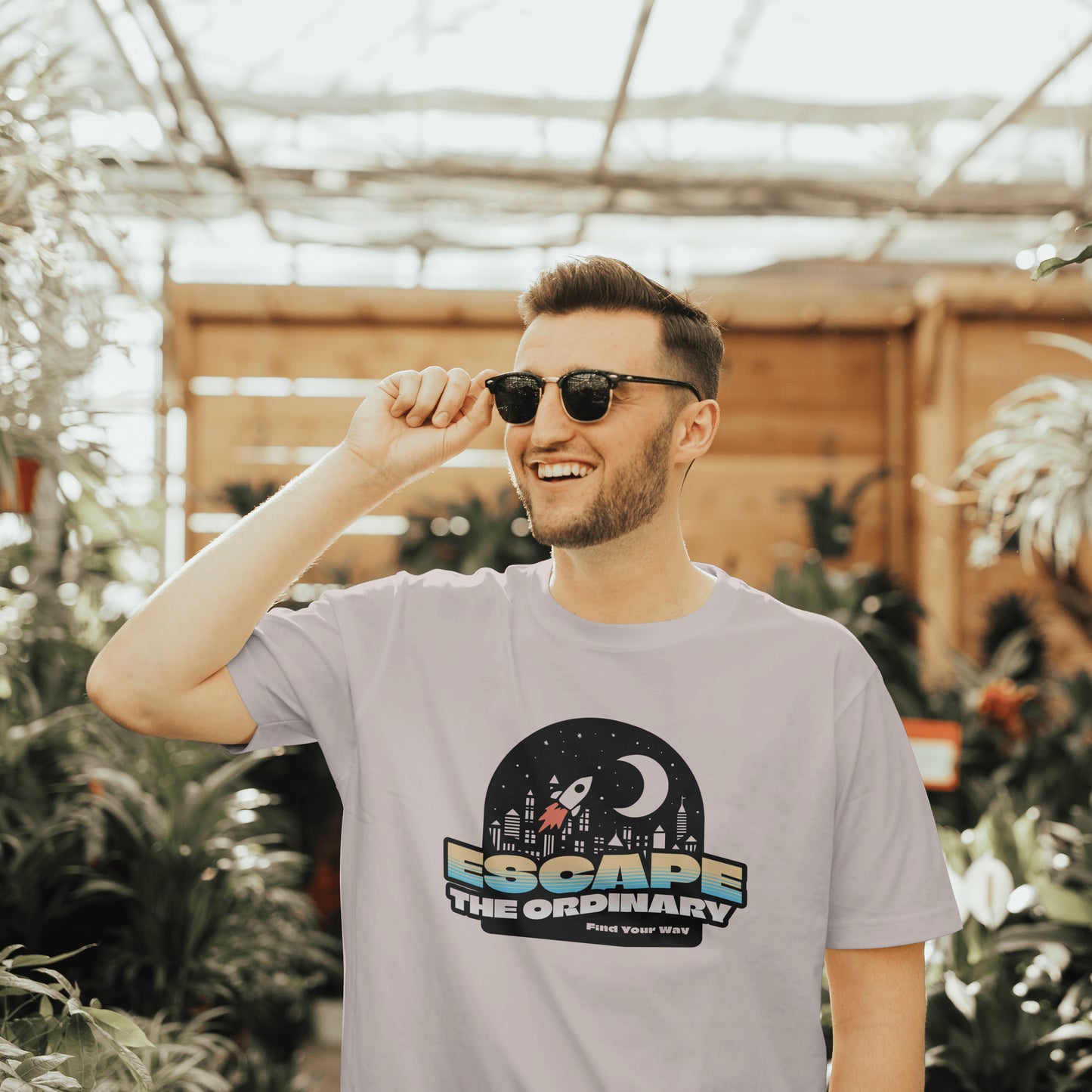 Escape The Ordinary | Men Terry Oversized Tee