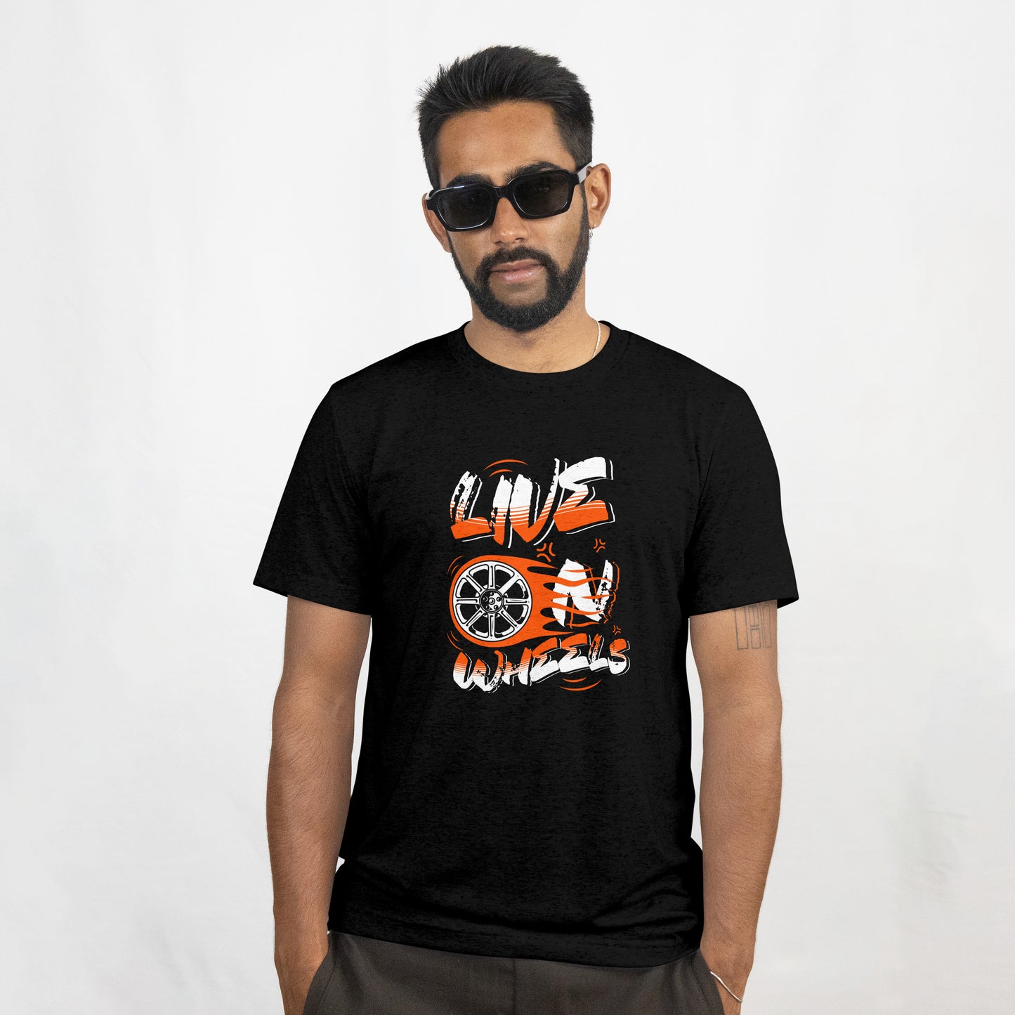Live On Wheels | Men Classic Crew T-Shirt