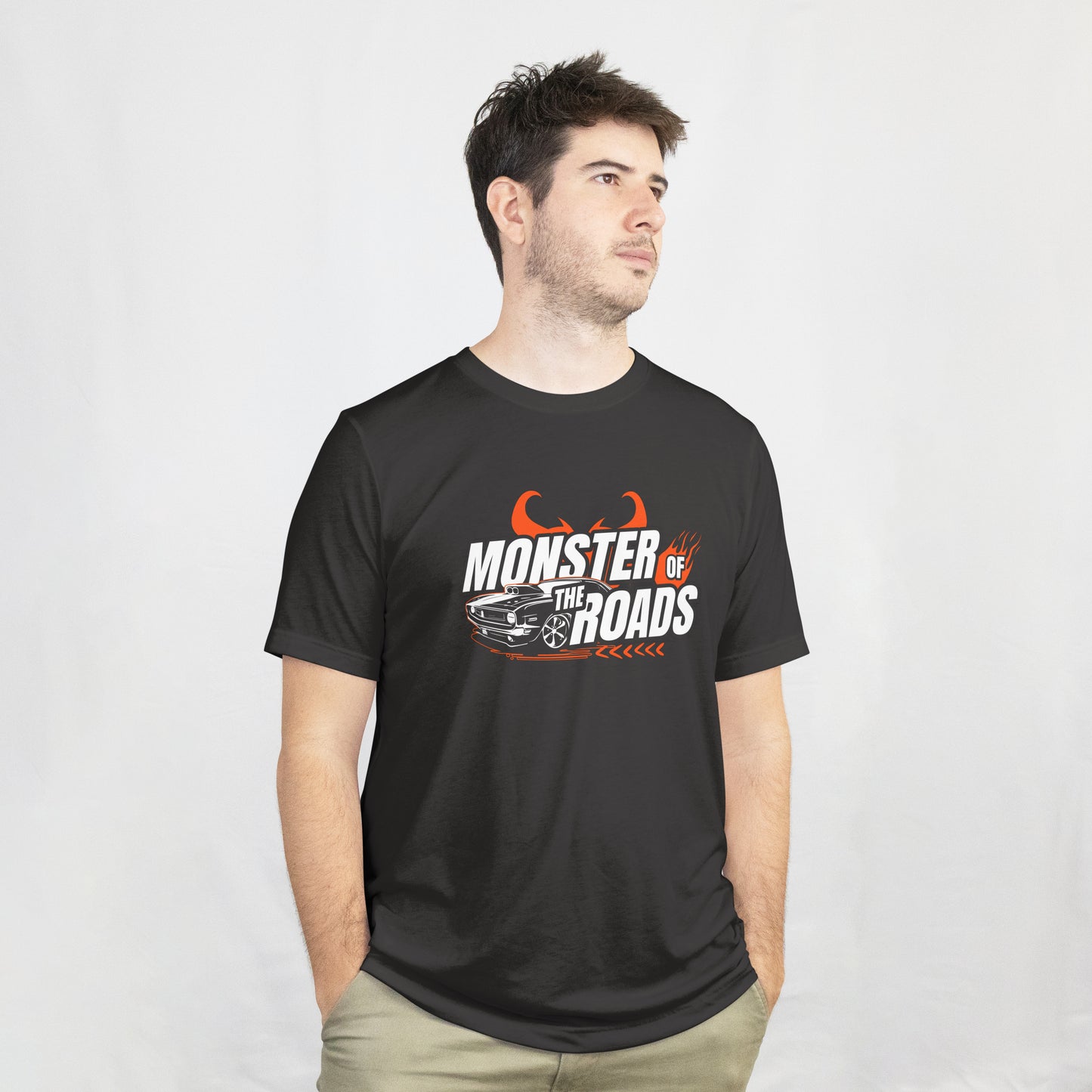 Monster Of The Roads | Men Classic Crew T-Shirt