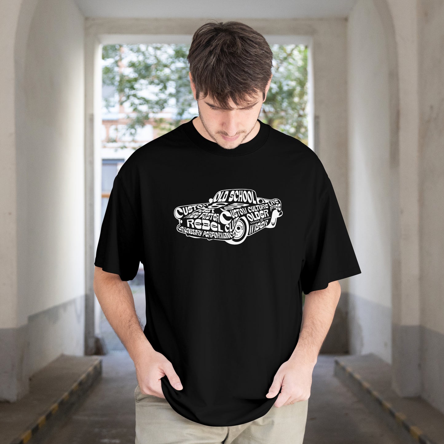 Old School | Men Oversized Classic T-Shirt