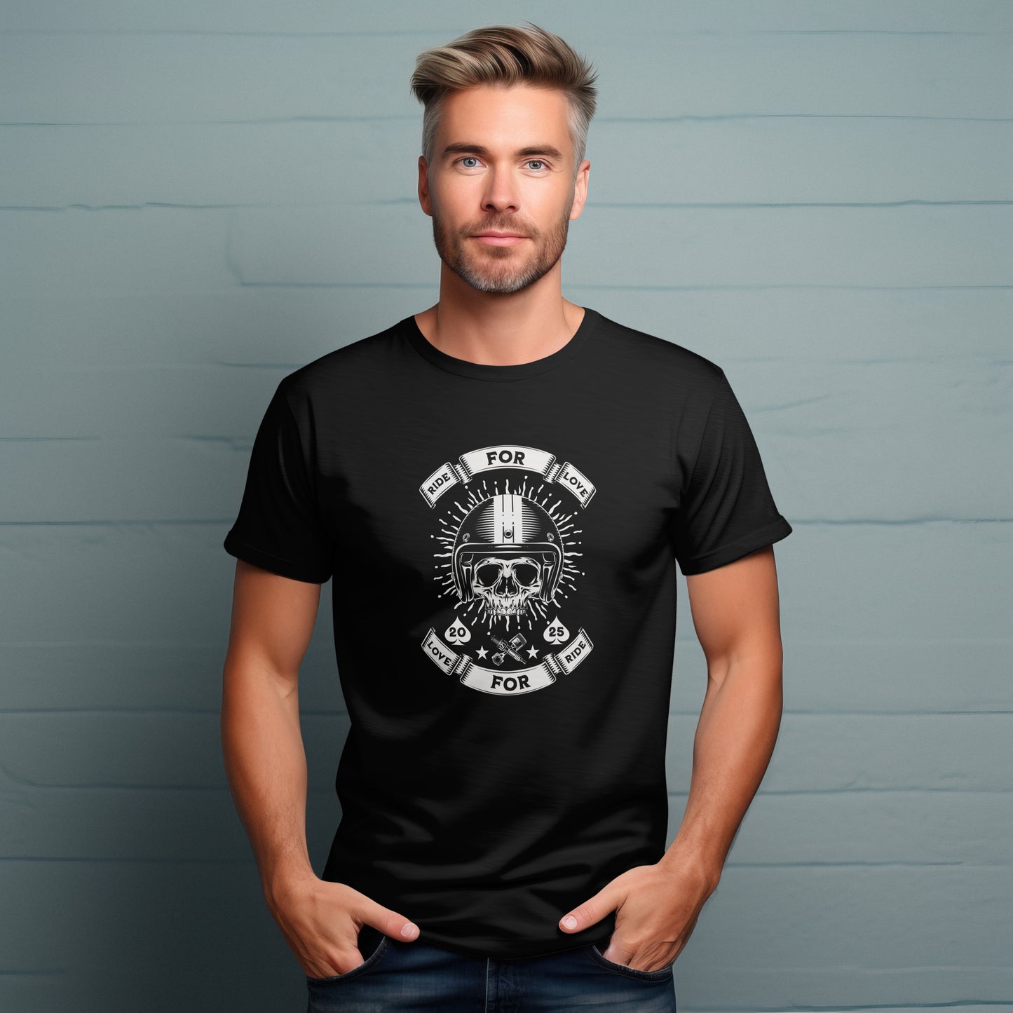 Love For Ride | Men Classic Crew T-Shirt