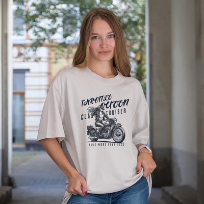 Throttle Queen | Women Oversized Standard T-Shirt