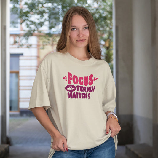 Focus | Women Oversized Standard T-Shirt