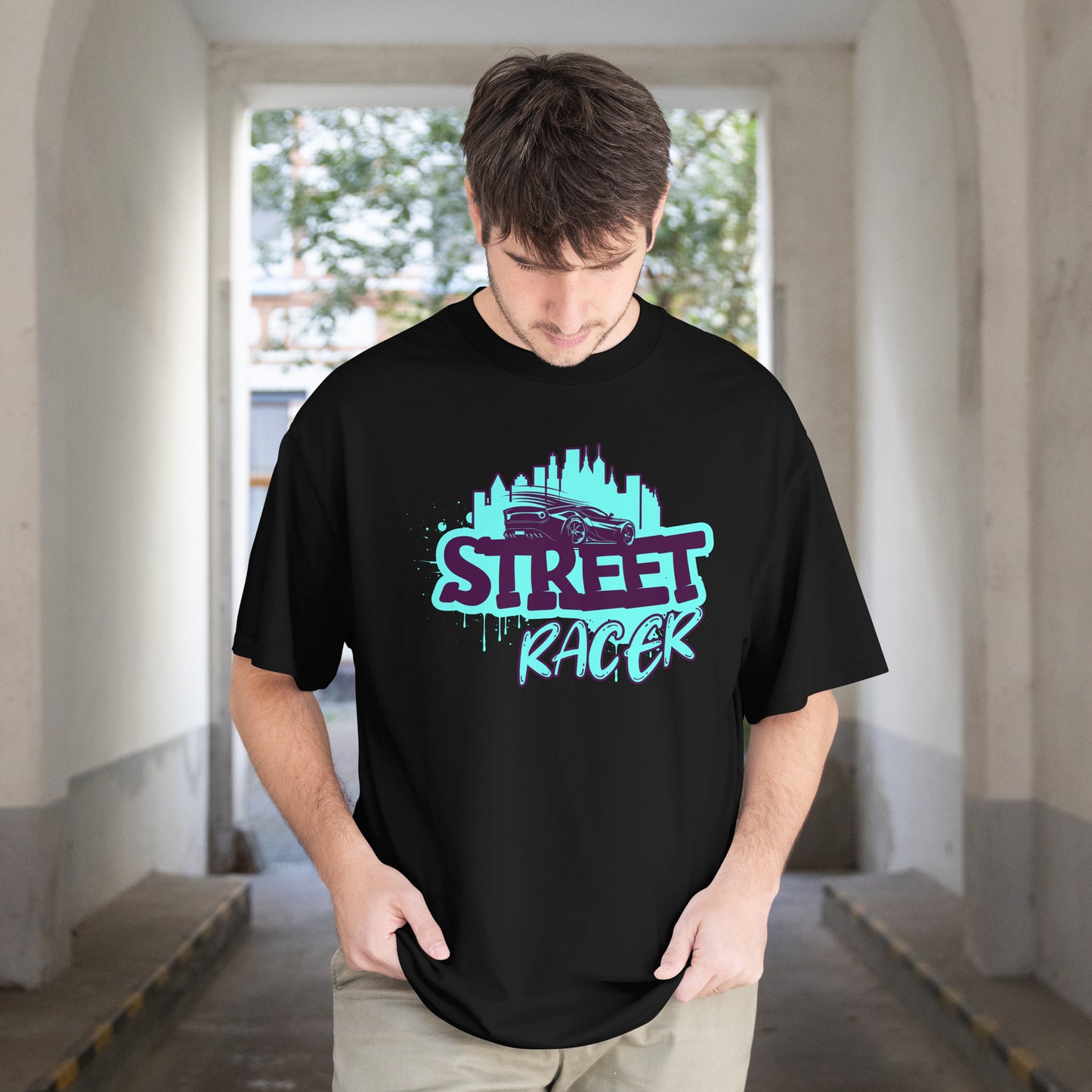 Street Racer | Men Oversized Classic T-Shirt