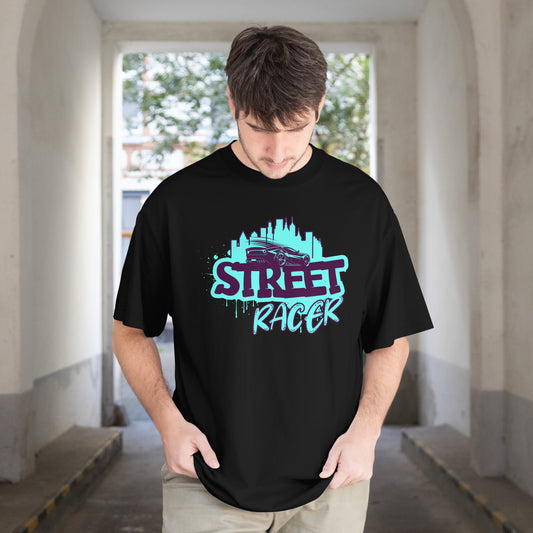 Street Racer | Men Oversized Classic T-Shirt