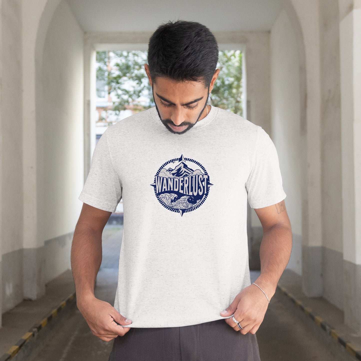 Wanderlust | Men Stretch T-shirt