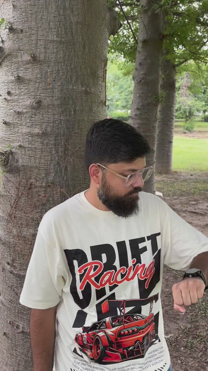 Drift Racing | Men Oversized Classic T-Shirt